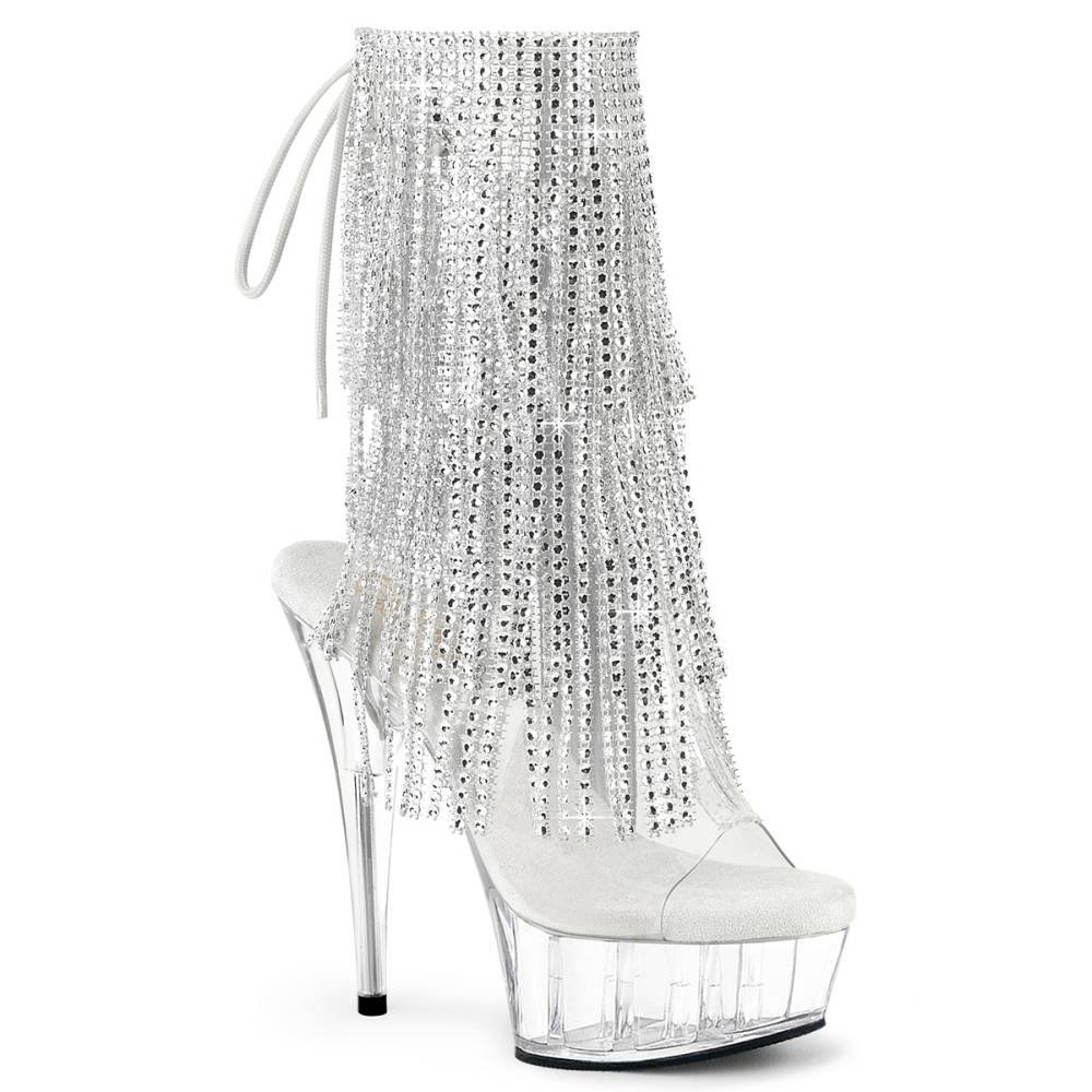 Pleaser - DELIGHT1017RSF Bottes de plateforme - Transparent Product image